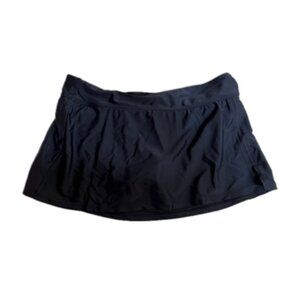 Black swim skirt size M